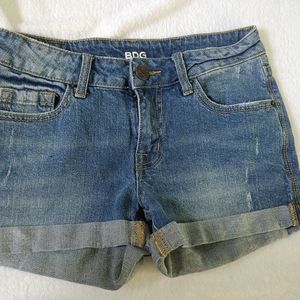 BDG Denim Shorts.     B2